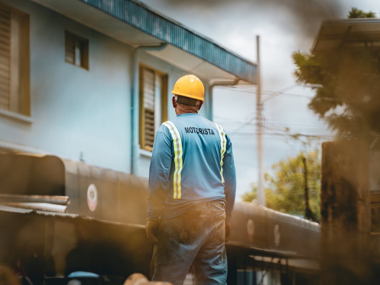 Construction worker on site